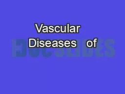 Vascular   Diseases   of