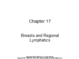 Chapter 17 Breasts and Regional Lymphatics