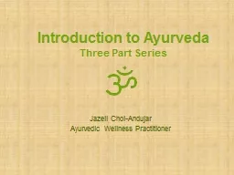 Introduction to Ayurveda