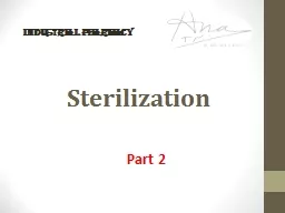 PPT-Industrial Pharmacy Sterilization