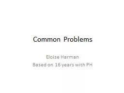 Common Problems Eloise Harman