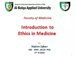 Faculty of  Medicine  Introduction to