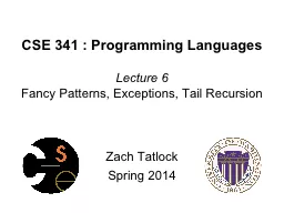 CSE 341 : Programming Languages