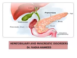 PPT-HEPATOBILIARY AND PANCREATIC DISORDERS