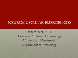 Neuromuscular Emergencies