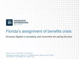 Florida’s assignment of benefits crisis