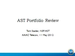 AST Portfolio Review Tom