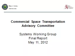 PPT-Commercial Space Transportation Advisory