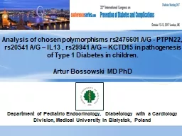 Analysis  of  chosen   polymorphisms