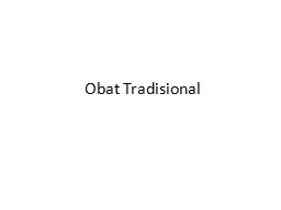 PPT-Obat Tradisional Ranuan