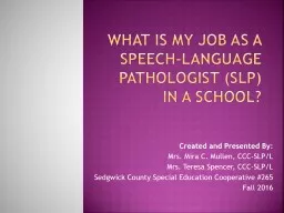 What is my job as a Speech-Language Pathologist (SLP) in a school?