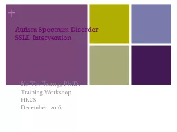 ASD (Autism  Spectrum  Disorder)