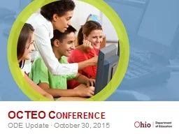 OCTEO  Conference ODE Update ∙