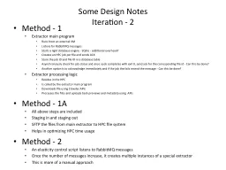 Some  Design Notes  Iteration - 2
