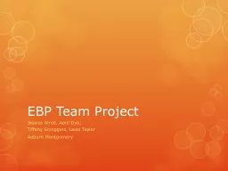 EBP Team Project Jessica