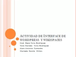 Actividad de Interface de