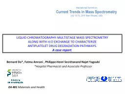 LIQUID CHROMATOGRAPHY-MULTISTAGE MASS SPECTROMETRY