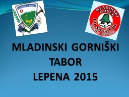 MLADINSKI GORNIŠKI TABOR