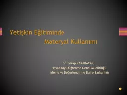 Yetişkin Eğitiminde