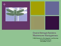 Onsite Sewage Systems Wastewater Management