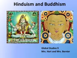 Hinduism and Buddhism Global Studies 9