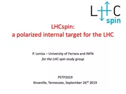 LHCspin : a polarized internal target for the LHC
