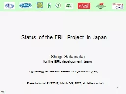 1 Status of the ERL Project in Japan