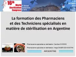 Pharmacienne  spécialisé en stérilisation