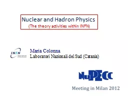 Nuclear  and  Hadron   Physics