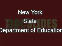 New York State Department of Education