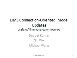 LIME Connection-Oriented Model Updates