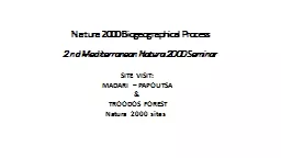 Natura 2000 Biogeographical Process