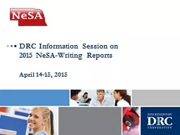 DRC Information Session on