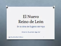 El Nuevo  Reino de León