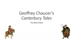 Geoffrey Chaucer’s  Canterbury Tales