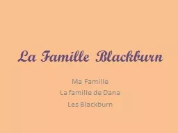 La  Famille  Blackburn Ma