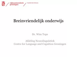 Breinvriendelijk   onderwijs