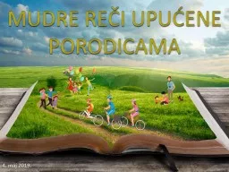 PPT-MUDRE REČI UPUĆENE