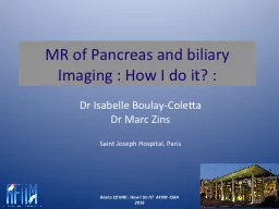 MR of  Pancreas  and  biliary