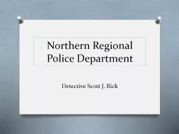 Northern Regional Police Department