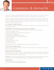 installation  dismantle page  of     When it comes to