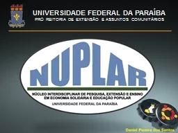 UNIVERSIDADE FEDERAL DA PARAÍBA