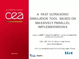 PPT-A fast ultrasonic simulation TOOL BASED ON