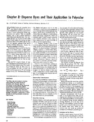 I Chapter  Disperse Dyes and Their Application to Pol