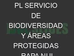 CONSULTA PL SERVICIO DE BIODIVERSIDAD Y ÁREAS PROTEGIDAS RAPA NUI