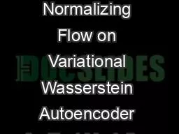 Riemannian Normalizing Flow on Variational Wasserstein Autoencoder for Text Modeling