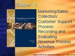Chapter 10 Marketing/Sales/