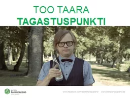 TOO TAARA  TAGASTUSPUNKTI