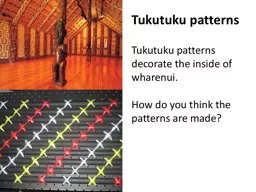 PPT-Tukutuku patterns Tukutuku