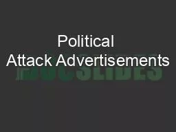 Political Attack Advertisements